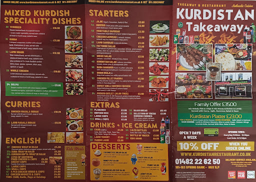 Photo of Kurdistan Restaurant - 181-183 Spring Bank, Hull HU3 1LP